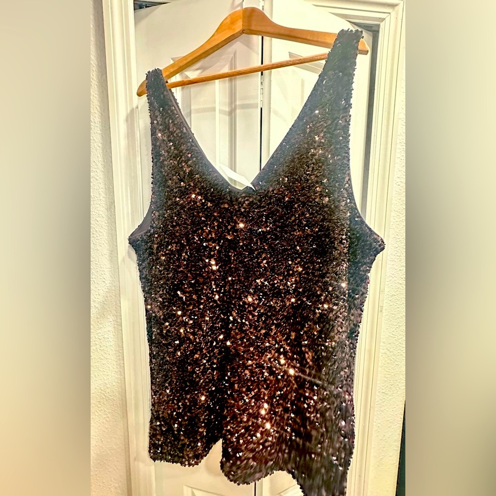 H&M never worn sequin sleeveless shift dress